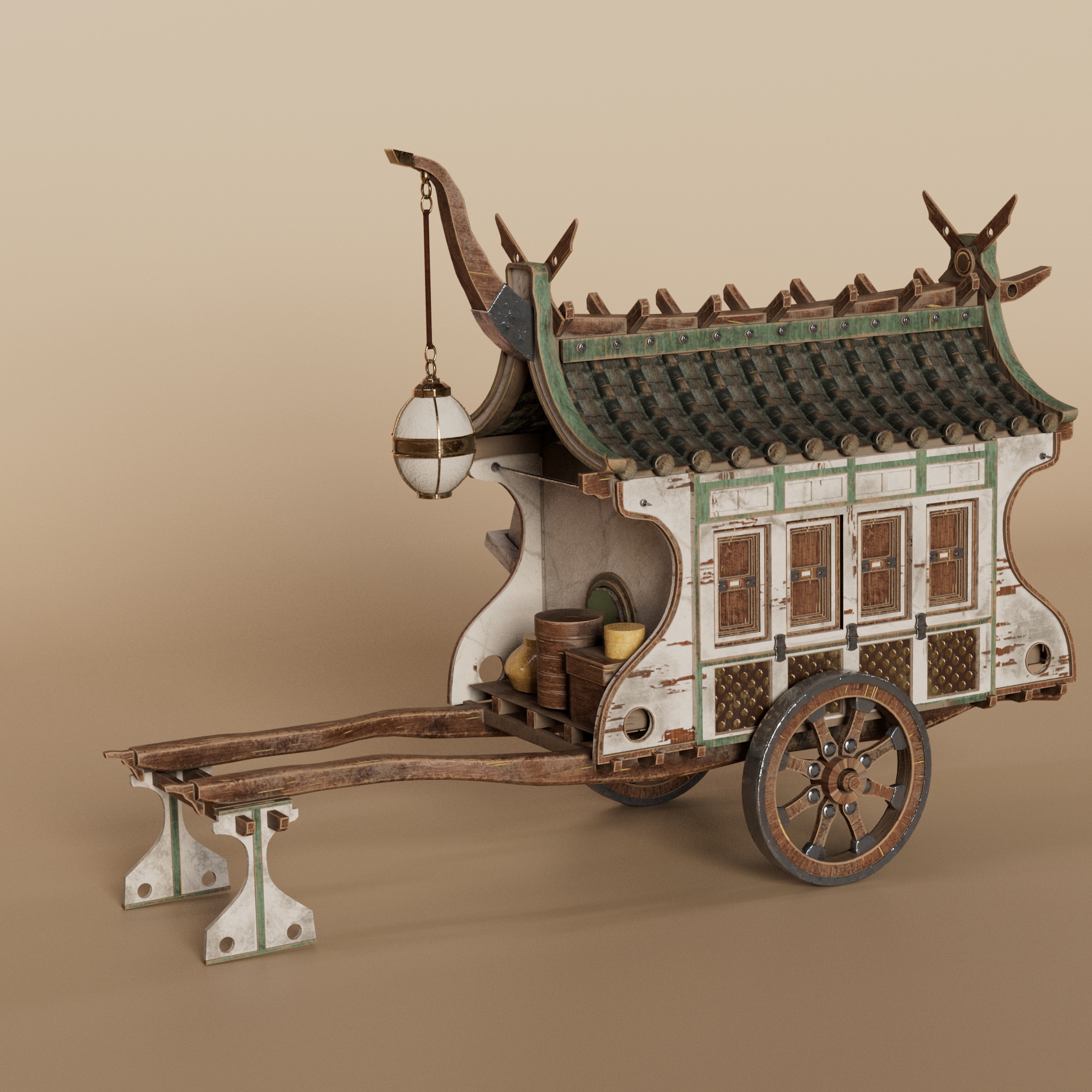 Japanese War Cart